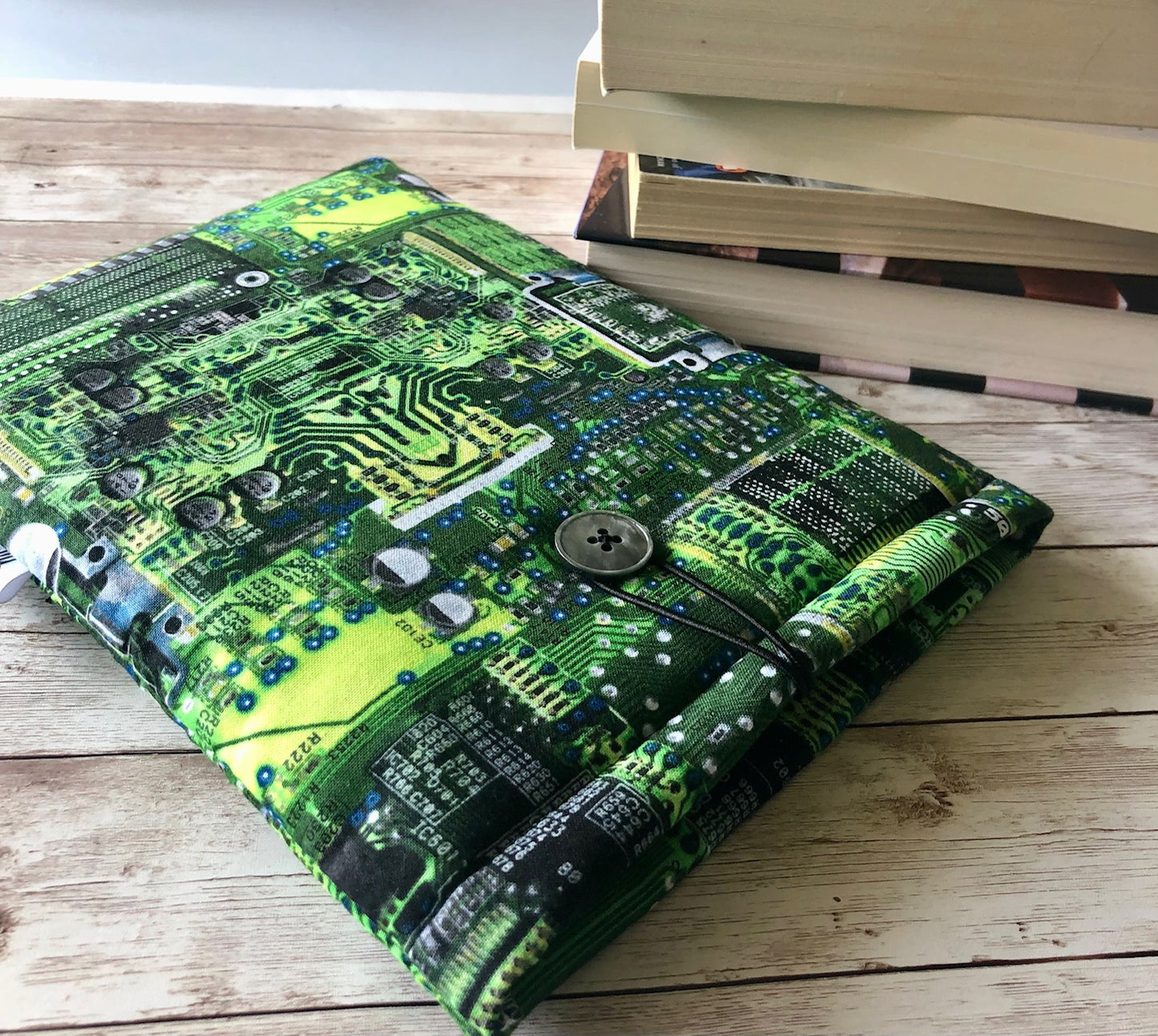 Digital Circuitboard padded book/tablet sleeve